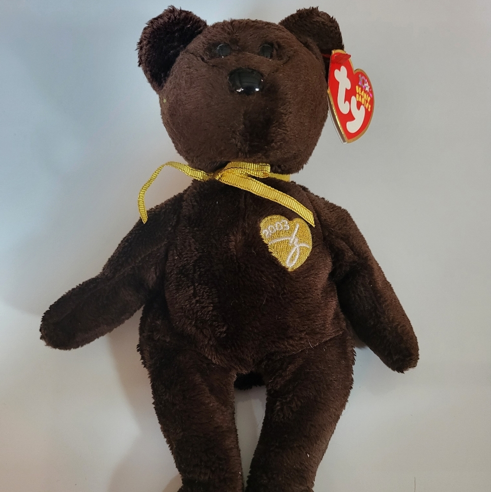 Ty Beanie Baby Bear 2003 Signature